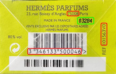 hermes perfume decode batch numbers|hermes bacth decoder.